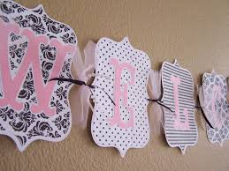 Pin By Barbara Hart On Banners I Ve Admired Pink Baby Shower Party Baby Name Banners Baby Shower Banner