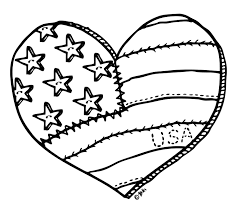 Free Digital Stamp I Heart The Usa Heart Coloring Pages Coloring Pages Digital Stamps