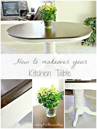how to makeover your kitchen table (and