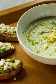 Chilled Cucumber Soup With Avocado Toast Recipe Avocado Toast Recipe Recipes Nyt Cooking