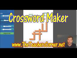 Over one million crossword puzzles made! Crossword Puzzle Maker World Famous From The Teacher S Corner