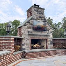 In a way it makes a house into home. Outdoor Gas Wood Burning Fireplace Backyard Firepits