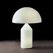 Atollo Table Lamp Small 9 8 D X 13 8 H Footprint 3 6 D Medium 15 D X 19 7 H Footprint 5 9 D Large 19 7 D X 27 6 H F Table Lamp Lamp Glass Table Lamp