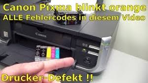 Anleitungen und benutzerhandbücher für canon pixma g3400. Canon Pixma Blinkt Orange Alle Fehlercodes Mit Diesem Video Finden Youtube
