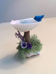 Bird Baths For Sale Near Me Miniature Bird Bath Fairy Garden Accessory With Images Fairy Garden Fairy Garden Accessories