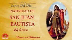 San juan bautista bautizando a jesús. Mmc Santo Del Dia 24 Junio Natividad De San Juan Bautista Youtube