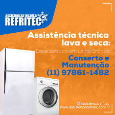 Refritec assistência técnica máquina de lavar lava seca