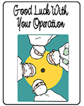 See actions taken by the people who manage and post content. Free Good Luck With Your Operation Printable Greeting Cards