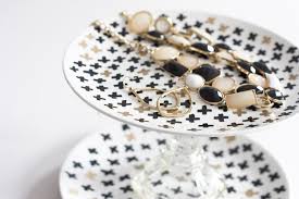 Take a round or rectangular tray and cover it up with fabric. Trendy Tiered Diy Jewelry Holder Small Stuff Counts
