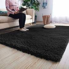 These fluffy living room rugs are really nice, super soft, easy to clean, and don't slide on the hardwood floor. 5 Colors 63x91inch Big Size Home Decor Fluffy Rugs Anti Skid Shaggy Area Rug For Dining Room Home Bedroom Carpet Floor Mat Walmart Com Walmart Com