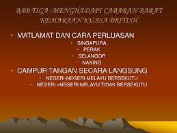 British menempatkan pegawai majistret dan pemungut hasil di setiap daerah, antaranya tahun 1883 di rembau, 1886 di jelebu dan 1889 di sri menanti. Sejarah Tingkatan Lima Ppt Download