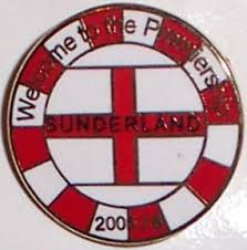 Collectable badges sunderland football club sew on badge patch applique 8cm x 4cm key black cats, see the seller's listing for full details, sunderland football club. Sunderland Football Badge 014 Promotion Badge Welcome To The Premier League 2005 6
