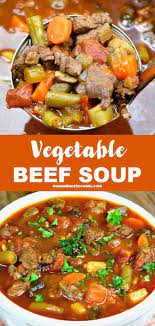 Vegetable Beef Soup With Video Recipe Vegetable Beef Soup Vegetable Soup Recipes Beef Soup