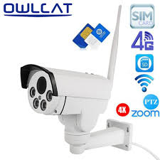 Owlcat 4g Ip Camera Sim Card Wifi Cctv Camera Ptz Hd 1080p 960p 4x Optical Zoom Auto Focus Lens 2 8 12mm Security Video Came Cctv Camera Ip Camera Video Camera