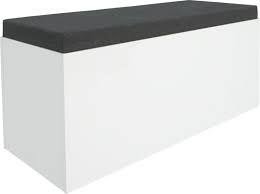 Black And White Storage Bench Catch All Storage Bench Storage Bench Sleek Storage Storage