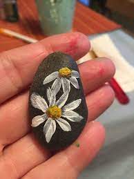 Pin By Rock Painting Ideas On Painted Rocks Rock Painting Flowers Rock Flowers Painted Rocks