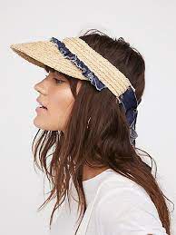 Product Image Pinafore Straw Visor Lola Hat Straw Visor Hats