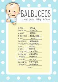 8 juegos divertidos para baby shower + platica sobre nuevo bebe. Balbuceo Juegos Para Baby Shower Para Imprimir Novocom Top