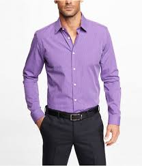 Express Fitted Striped Dress Shirt 69 Express Lookastic