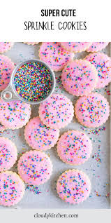 Hundreds And Thousands Biscuits Recipe Sprinkle Cookies Biscuits Holiday Cookies