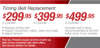 What is the correct sequence for replacing the timing belt. Timing Belt Service Camelback Toyota Service Coupon Phoenix Az