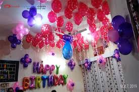 Birthday Room Decoration Ideas Simple Room Decoration For Birthday Birthday Decorations At Home Birthday Decorations Simple Birthday Decorations