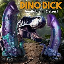 Creature Cocks Dino Dick Dinosaur Silicone Dragon Dildo, LargeXL