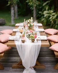 20 Unique Reception Seating Ideas That Will Surprise And Delight Your Guests Picnic Table Wedding Wedding Reception Seating Reception Seating
