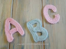 Learn how to crochet my alphabet letters using my easy to follow free crochet pattern. Alphabet Letters Happyberry