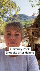 Helene destroyed Chinney Rock. #hurricanes #helene #donate #lakelure  #chimneyrock #asheville #828 #wnc #nc #tropicalstorm #tropicalstorm  #appalachia #mountains #ncmountain #donations #naturaldisaster ...