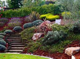Steep Hill Garden Google Search Sloped Backyard Landscaping Sloped Backyard Landscaping Sloped Backyard Hillside Landscaping