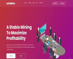 Letsmine Multicoin Cloud Mining Platform