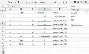 Find The Arithmetic Mean With Google Spreadsheets Average Function Google Spreadsheet Arithmetic Mean Google Sheets