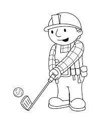 Bob Golf Coloring Pages In 2020 Toddler Coloring Book Sports Coloring Pages Minion Coloring Pages