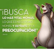 ​ en el libro de la selva 2, se ve a baloo (john goodman) cantando the bare necessities mientras crea un muñeco de mowgli, usando una cáscara de coco y plátano, . Ibusca Lo Mas Vital Nomas Lo Oue Es Necesidad Nomas Y Olvidate De La Preocupacion Baloo Baloo Meme On Me Me