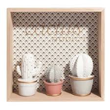 Tableau 3 Statuettes Motifs Triangles 27x26cm Cactus Addict Decoracion De Pared Artesanias Decoracion Decoracion De Habitaciones
