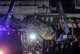 Kuala lumpur, federal territory of kuala lumpur, malaysia. Suke Highway Bridge Collapses Due To Trailer Collision Automacha