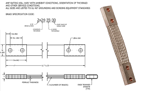 flexible braided connectors bonding straps flexible