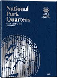 I love this national park quarter folder. Amazon Com Whitman Nat Park Blue Folder Vol 1 2010 2015 Official Whitman Coin Folder 9780794828769 Whitman Publishing Books