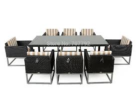 Find a table and chair set that will turn your outside living area into a secluded oasis. Top Sale Modern Outdoor Rattan Dining Table And Chairs Rattan Dining Table Table And Chairsrattan Outdoor Table Aliexpress