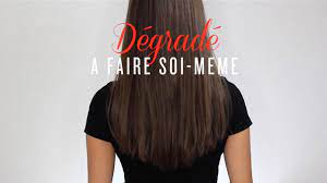 Un exemple de créations de plusieurs dégradés. Tuto Couper Ses Cheveux Soi Meme Degrade Leger Youtube
