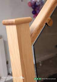 These Round Brass Clamps Look Amazing With The Bronzed Glass Balustrade Cầu Thang Thiết Kế Thiết Kế Nha
