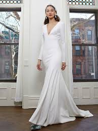 Look no farther than short or long sleeve wedding dresses. 30 Simple Wedding Dresses For Minimalist Brides