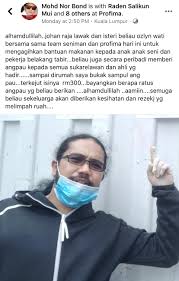 Johan raja lawak family, childhood, life achievements, facts, wiki and bio of 2017. Secara Peribadi Beri Wang Ringgit Sebanyak Rm300 Seorang Mohd Nor Bond Dedah Johan Ozlynn Jadi Sukarelawan Agih Bantuan Makanan Oh Mymedia
