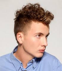 If you want it, go flaunt it. One Side Shaved Haircut Curly Hair Novocom Top