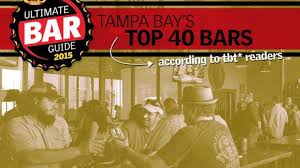 Each month opentable analyzes more than 400,000 new diner reviews. Tampa Bay S Top 40 Bars Reader Picks