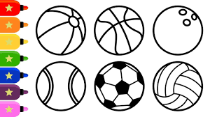 Karena mewarnai gambar ini sangat banyak memiliki manfaat. 6balls Drawing And Colouring Art For Children Cara Menggambar Dan Mewarnai Bola Youtube