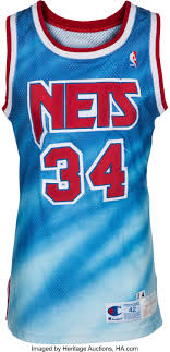 Founded as the new jersey americans, the franchise adopted the nets name before its second season in 1968. 1990 91 Chris Morris Game Worn New Jersey Nets Jersey Lot 13569 Heritage Auctions