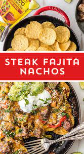 Steak Fajita Nachos Easy Mexican Recipes Old El Paso Recipe Mexican Food Recipes Recipes Meals