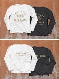 Graphicburger S Original Apparel Collection Is Growing And Today We Re Introducing The Long Sleeve T Shirt Tshirt Mockup Black And White T Shirts Shirt Mockup